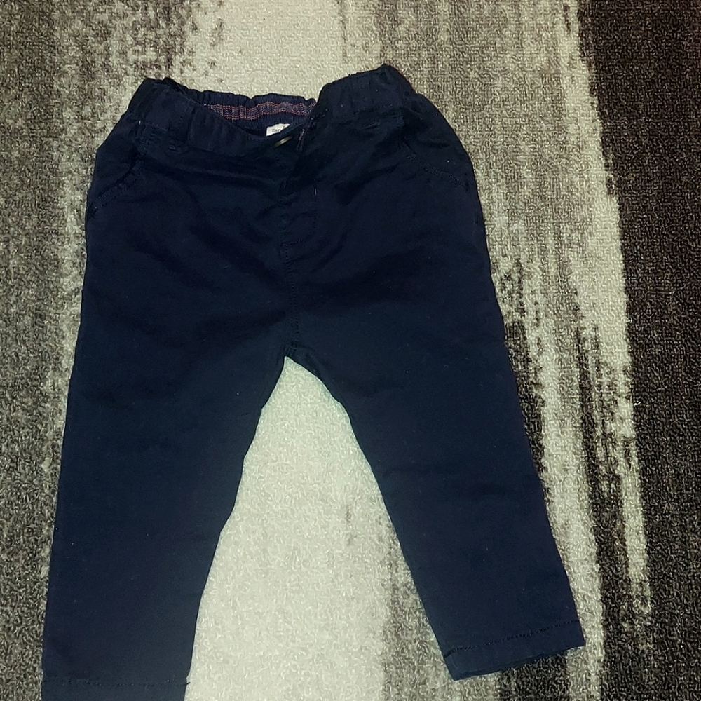 Zara BabyBoy blu pants size 9/12 months